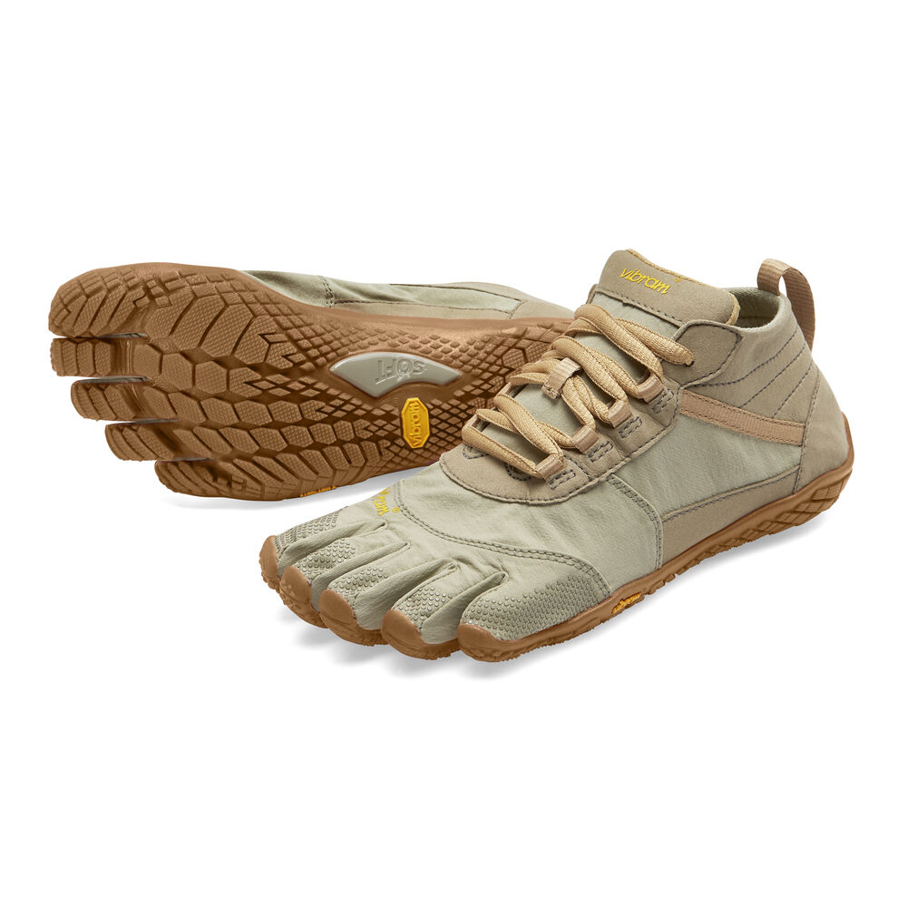 Vibram Fivefingers V-Trek Womens Hiking Shoes Khaki Australia (LXO156897)